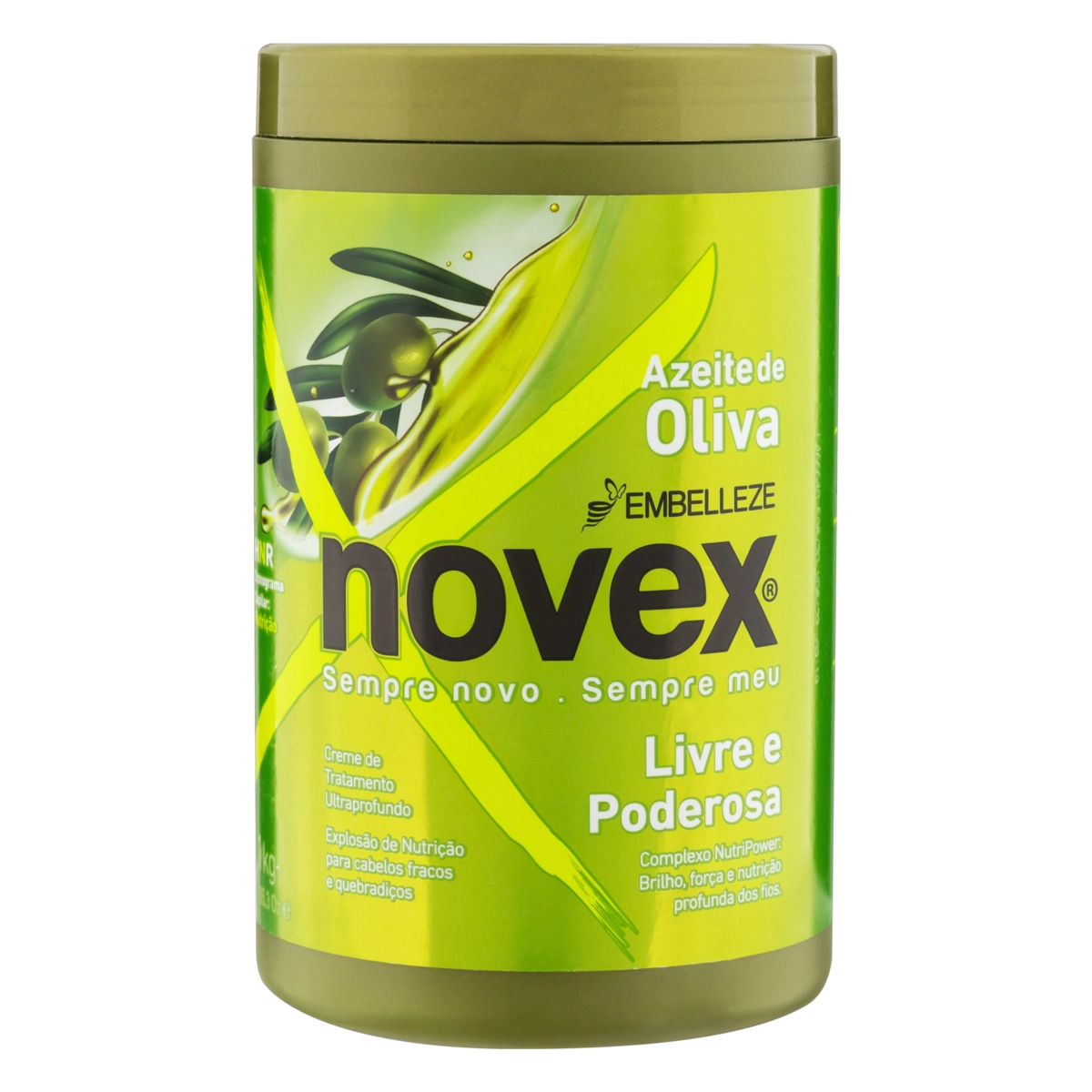 Creme De Tratamento Ultraprofundo Novex Azeite De Oliva Pote 1kg