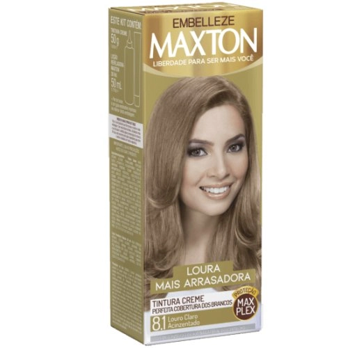Coloracao Minikit Permanente Embelleze Maxton 8.1 Louro Sueco Eco 1un