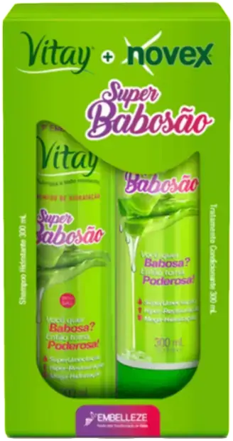 Kit Sh Cond.vitay Novex Super Babosao 300ml
