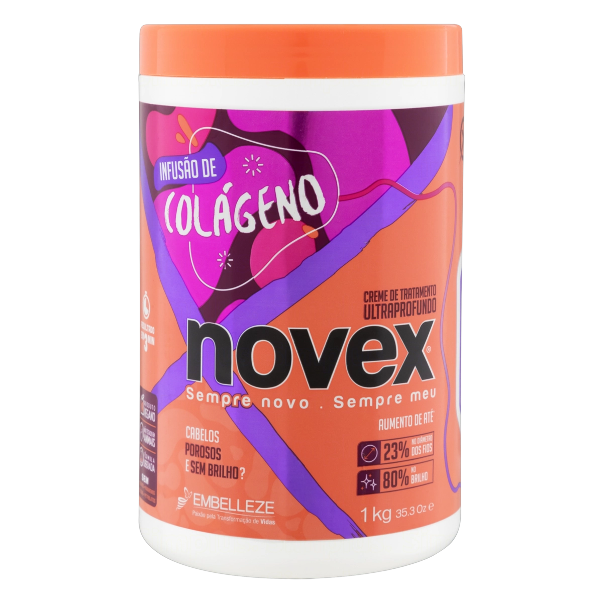 Creme De Tratamento Ultraprofundo Novex Infusão De Colágeno Pote 1kg
