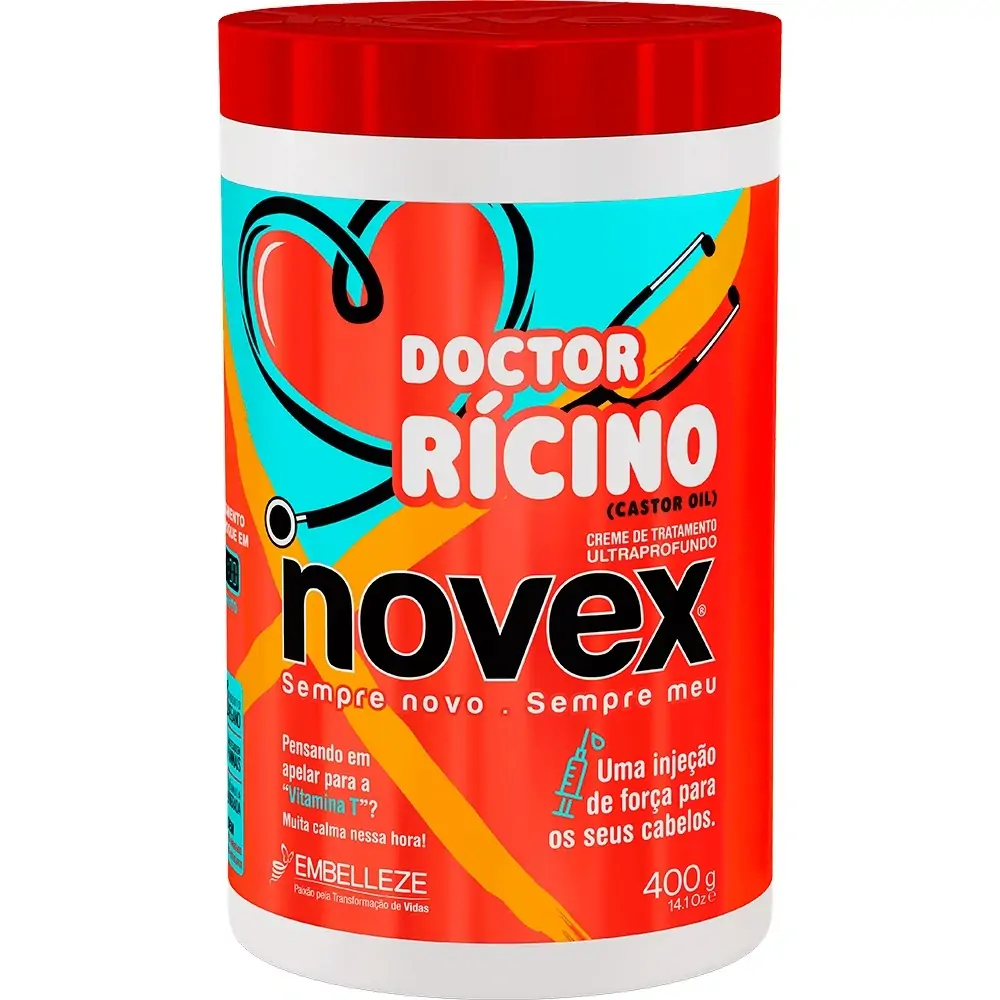 Creme De Tratamento Ultraprofundo Novex Doctor Rícino Pote 400g
