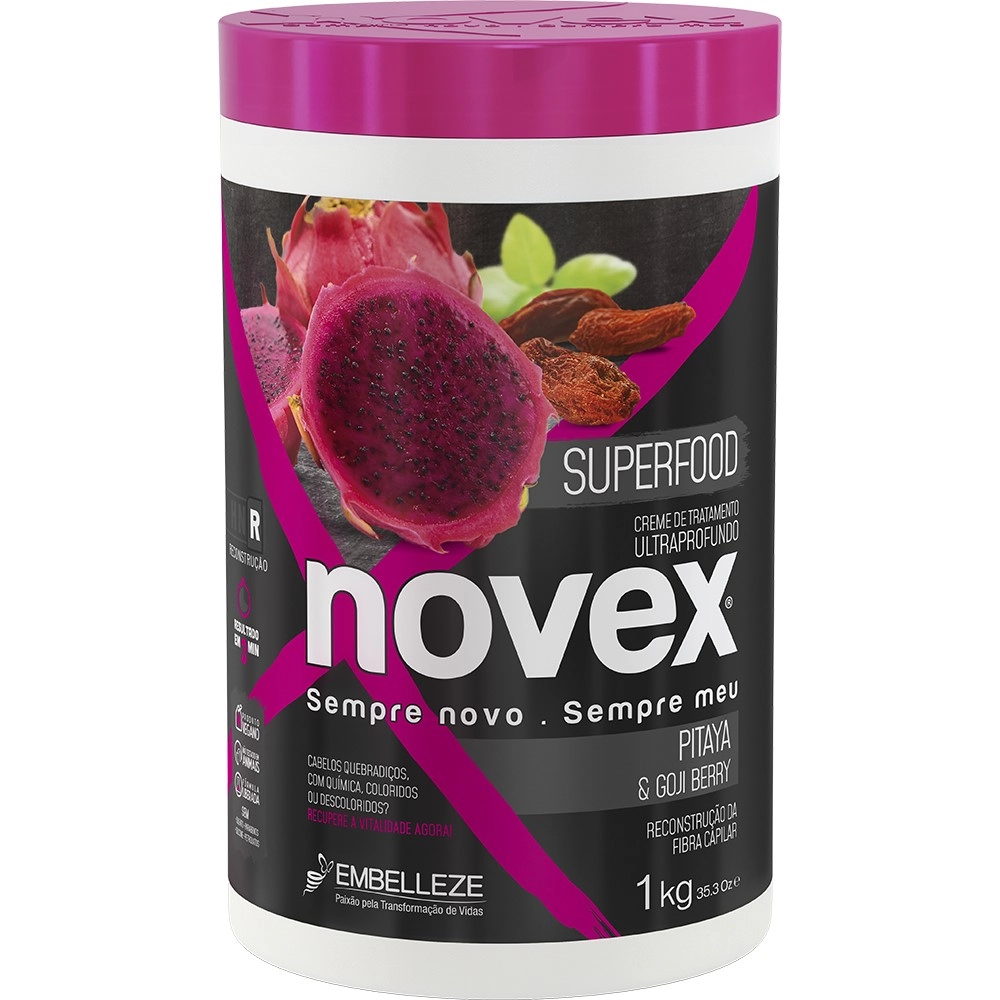 Creme/mascara Tratamento Embelleze Novex Superfood Pitaya Gojiberry 1kg