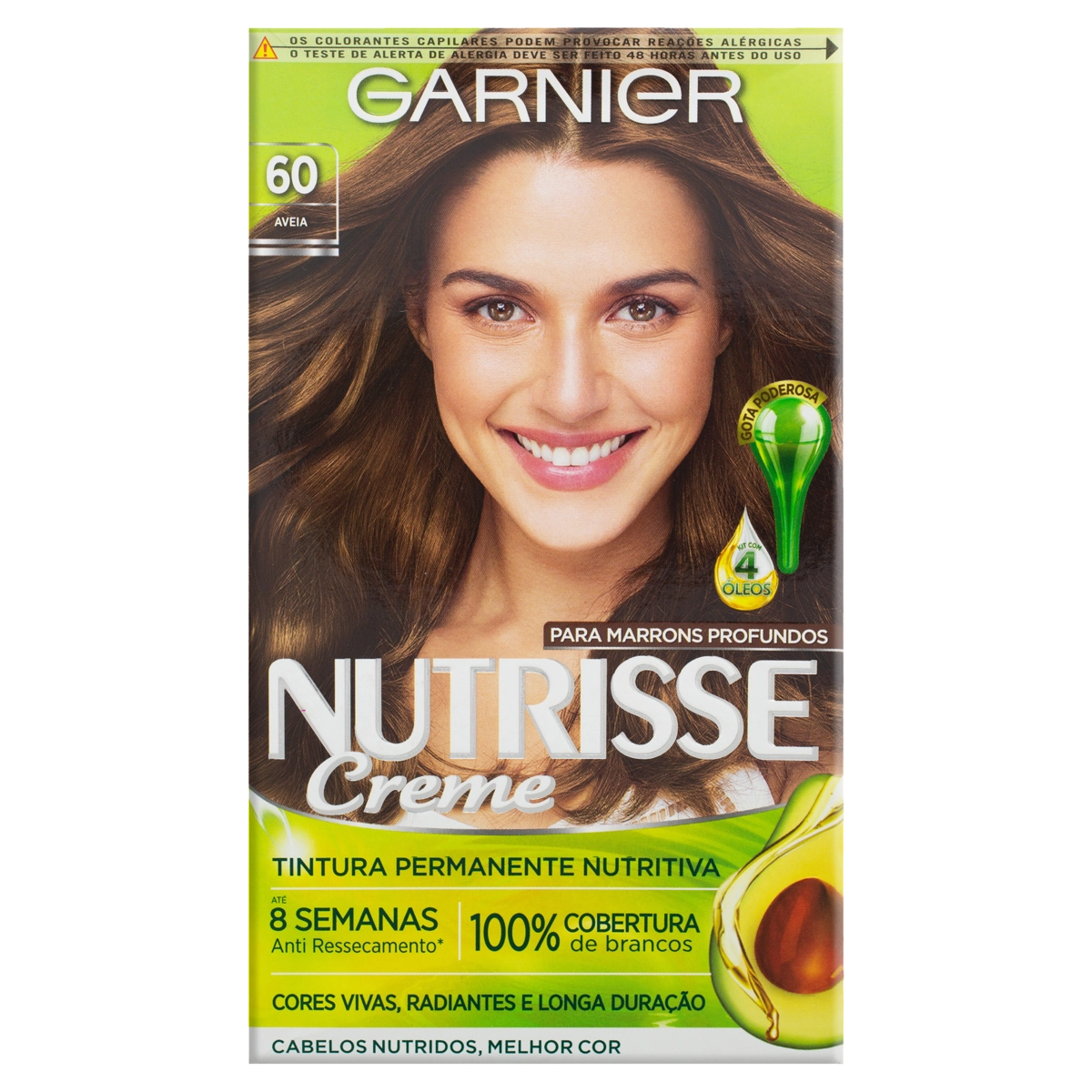 Kit Tintura Creme 60 Aveia Garnier Nutrisse