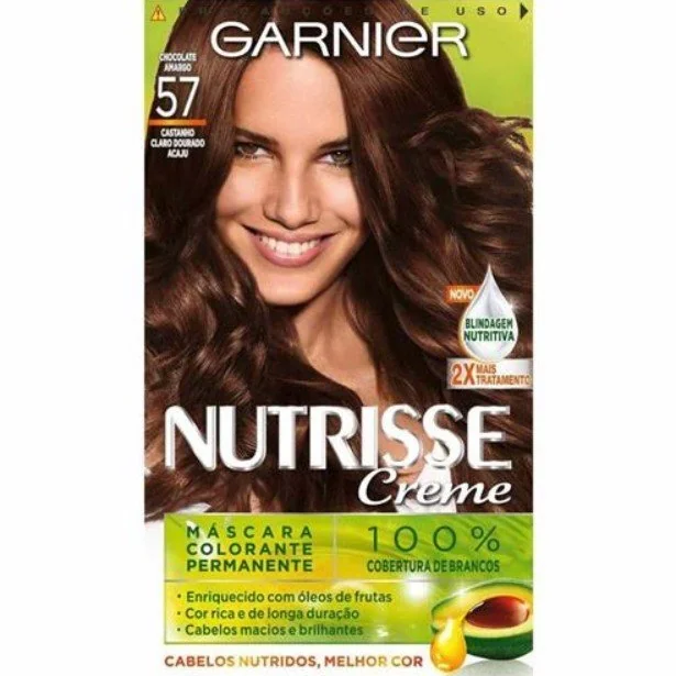 Tinta Nutrisse 57 Chocolate Puro Garnier