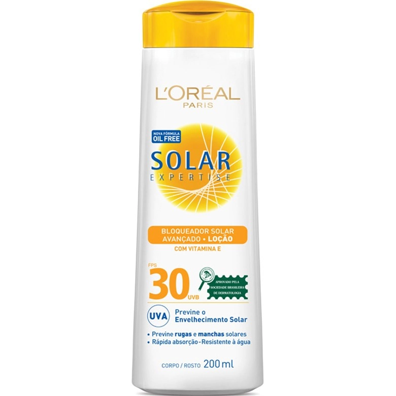Protetor Solar Loção Solar Expertise 200ml Fps30 Unit