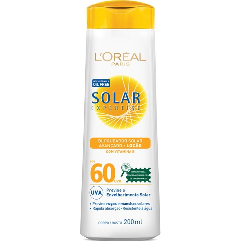 Protetor Solar Loção Solar Expertise 200ml Fps60 Unit