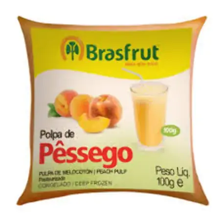 Polpa Brasfrut Pessego
