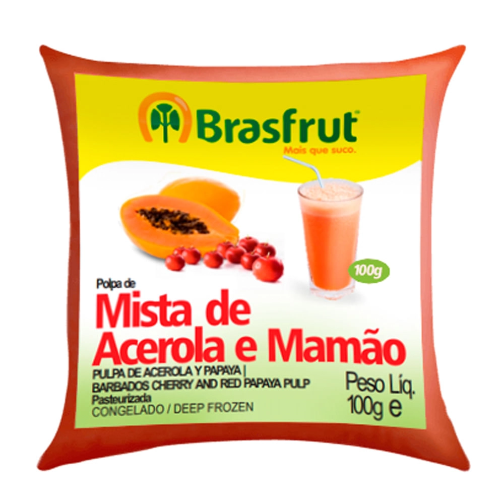 Polpa Brasfrut Mamao/acerola 100gr