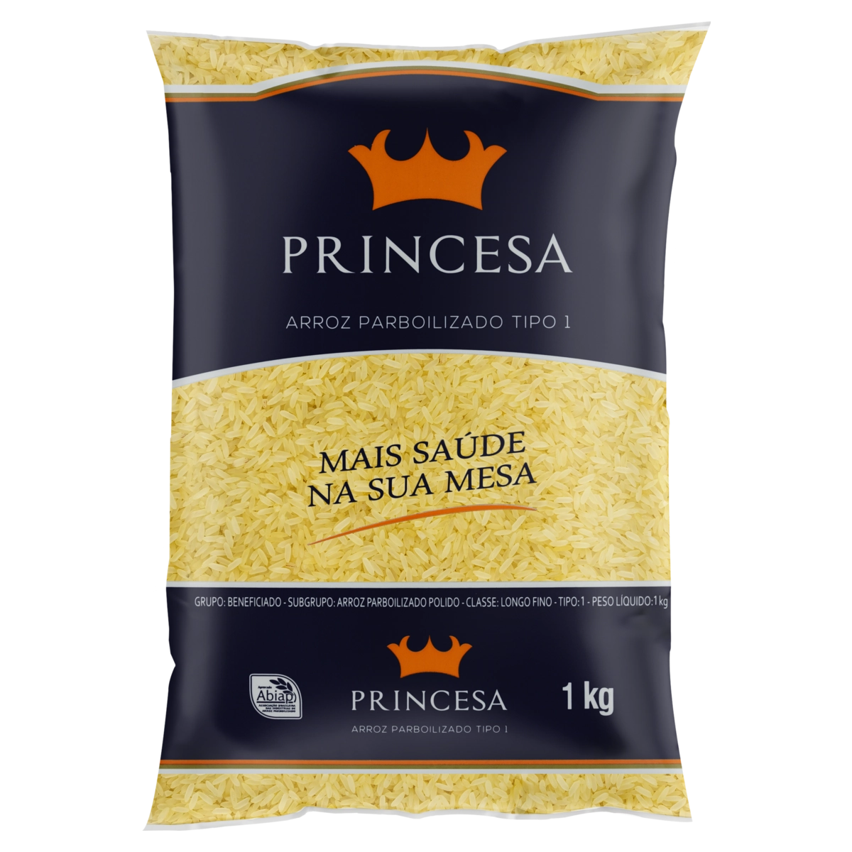 Arroz Princesa 1kg Parboiizado Tp1