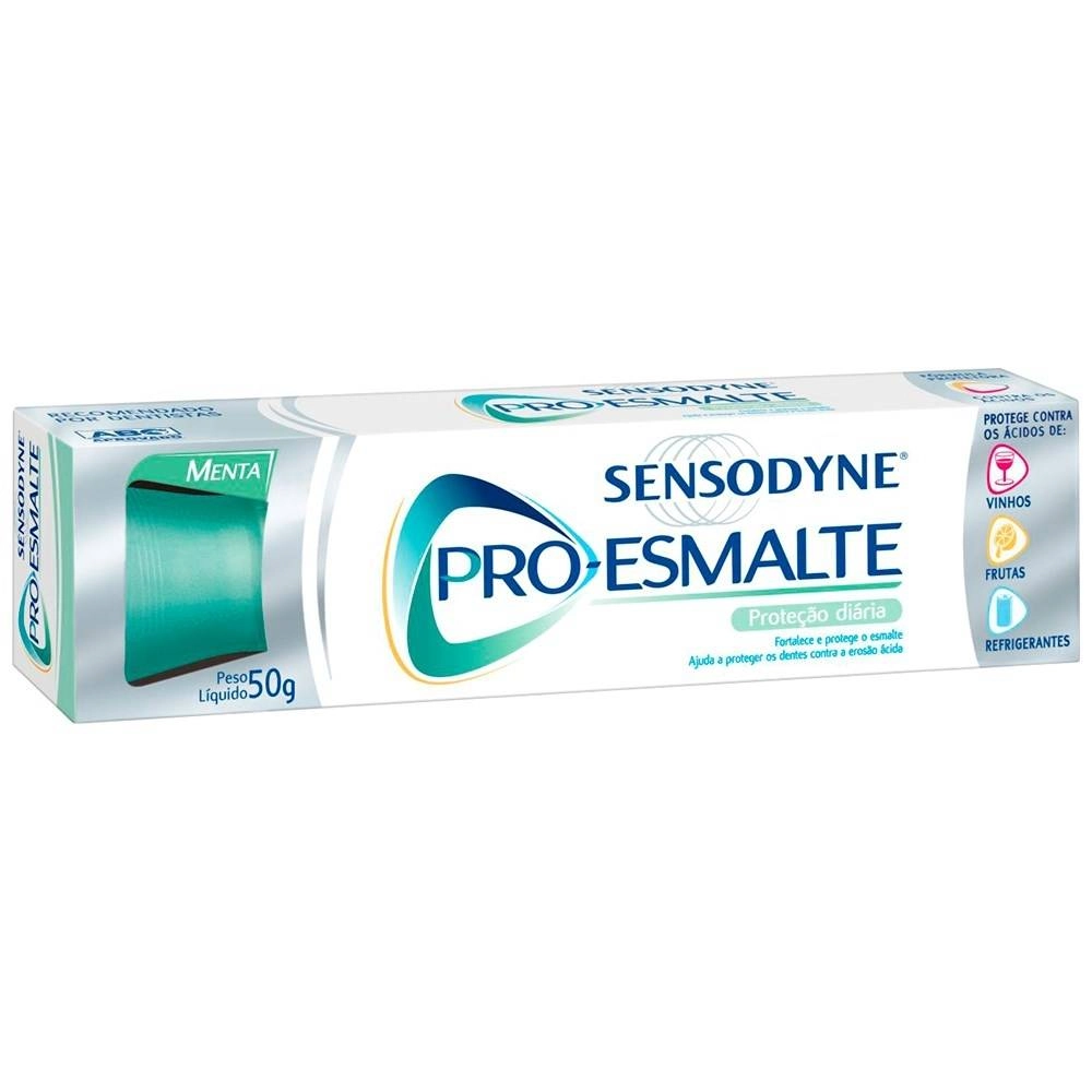 Creme Dental Menta Sensodyne Pro Esmalte Caixa 50g