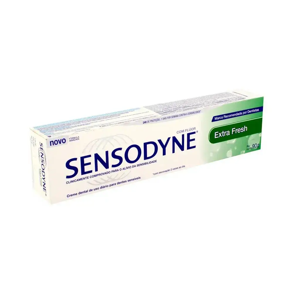 Creme Dental Extra Fresh Sensodyne Caixa 90g
