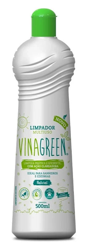 Limpador Multiuso Com álcool Natural Vinagreen Squeeze 500ml