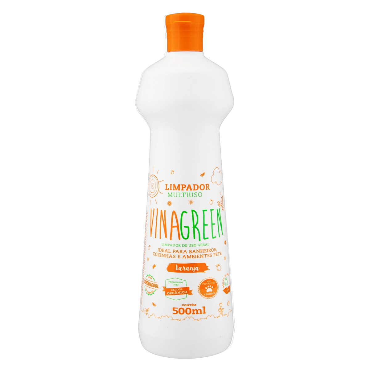 Limpador Multiuso Laranja Vinagreen Squeeze 500ml