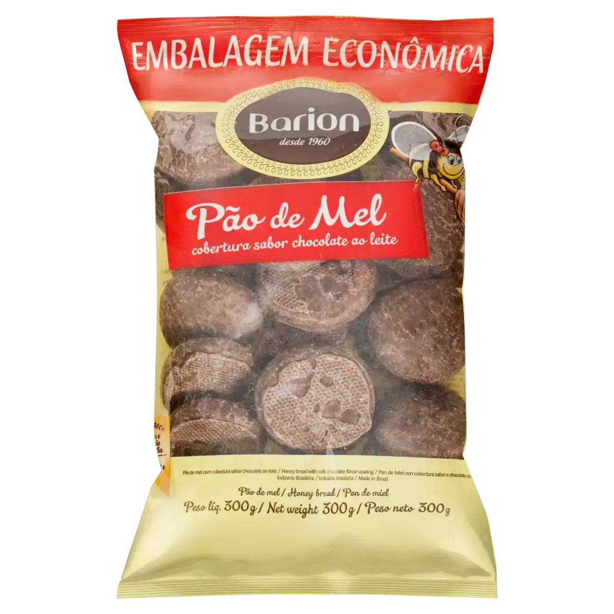 Pão De Mel Barion Pacote 300g
