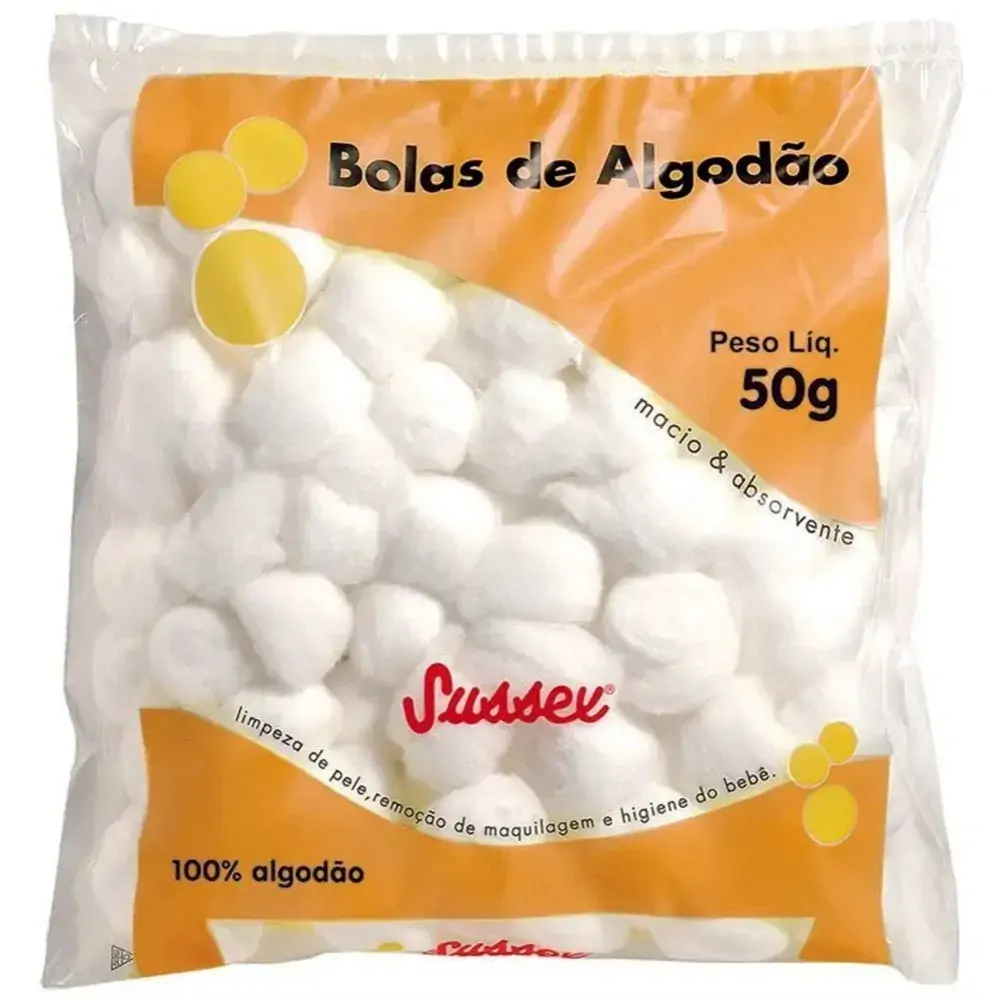 Sussex Bolinha Branca 50 Grs