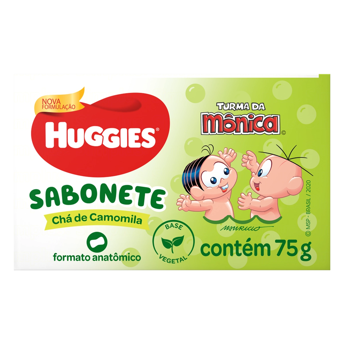 Sabonete Barra Camomila Disney Baby Huggies Caixa 75g