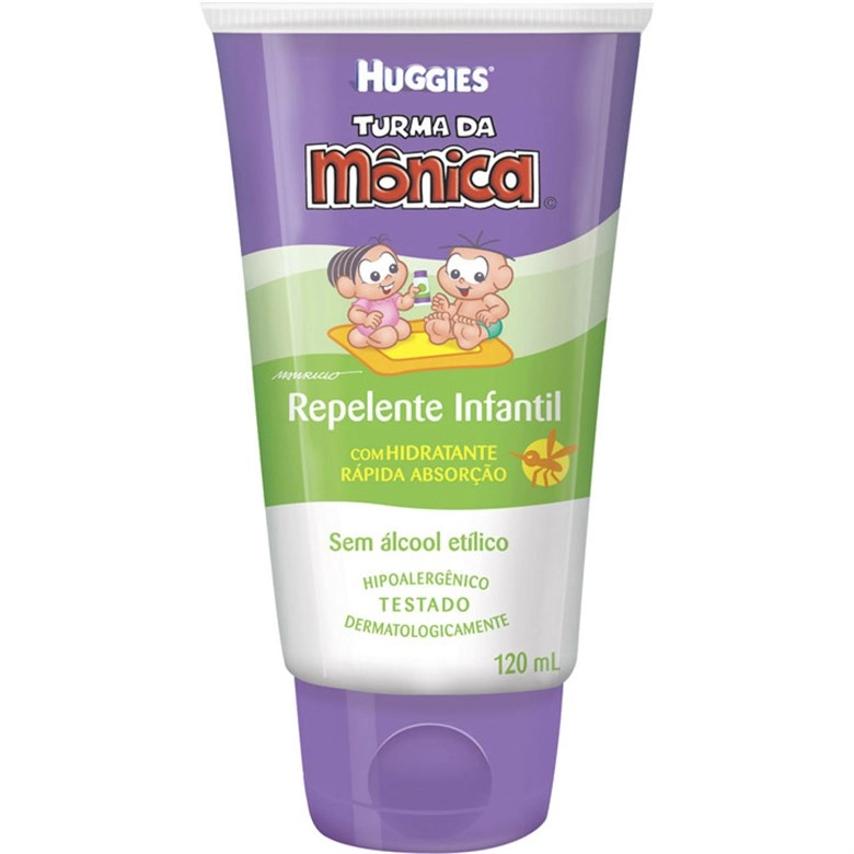 Repelente Loção Turma Da Mônica 120ml Com Hidratante Unit