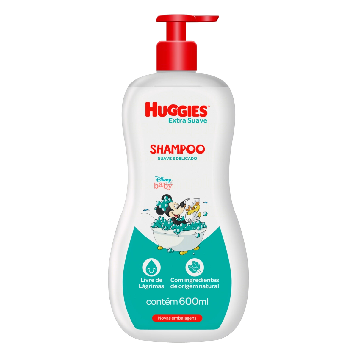 Shampoo Extra Suave Disney Baby Huggies Frasco 600ml
