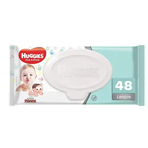 Toalha Umedecida Infantil Disney Baby Huggies One Done Pacote 48 Unidades