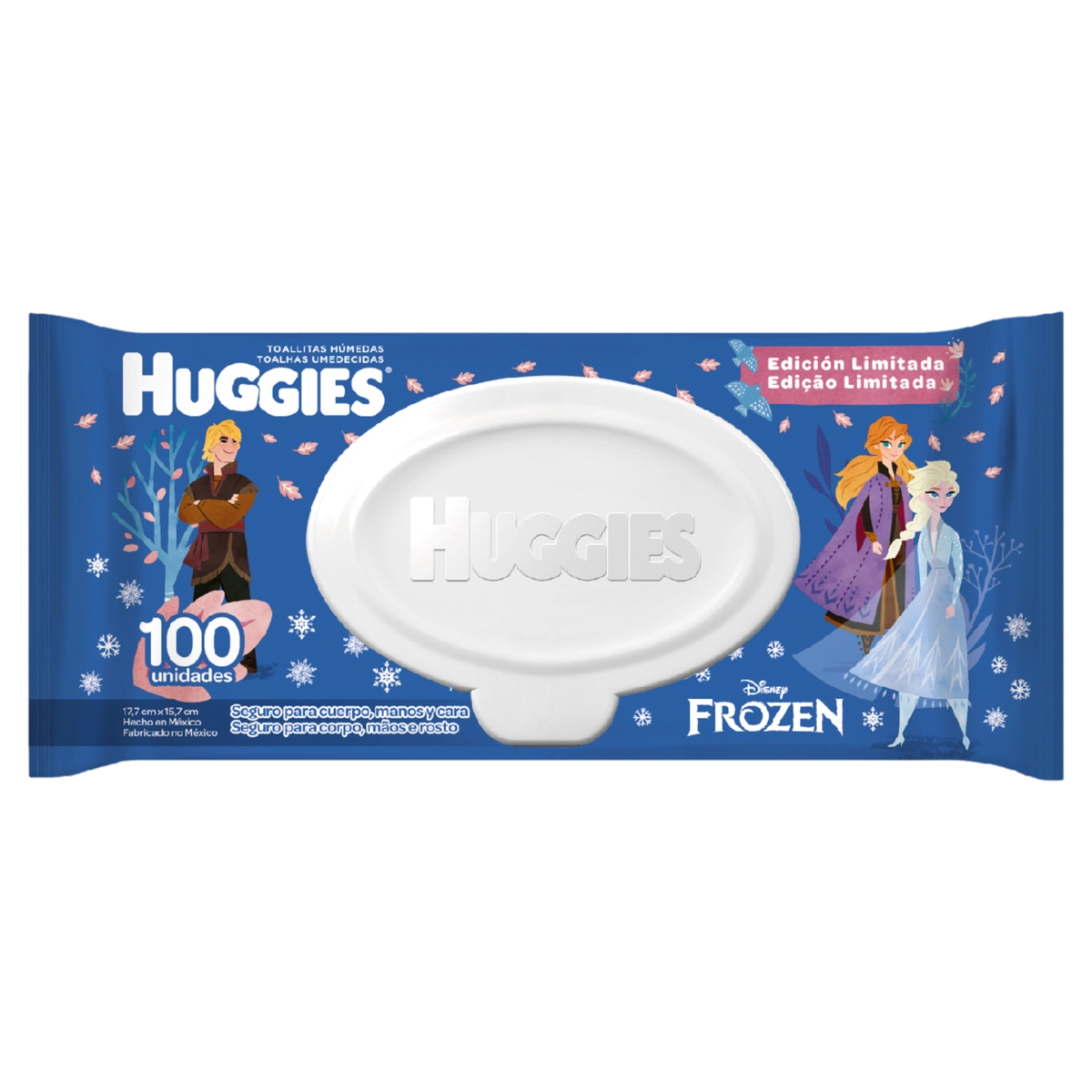 Toalha Umedecida Infantil Frozen Huggies Pacote 100 Unidades
