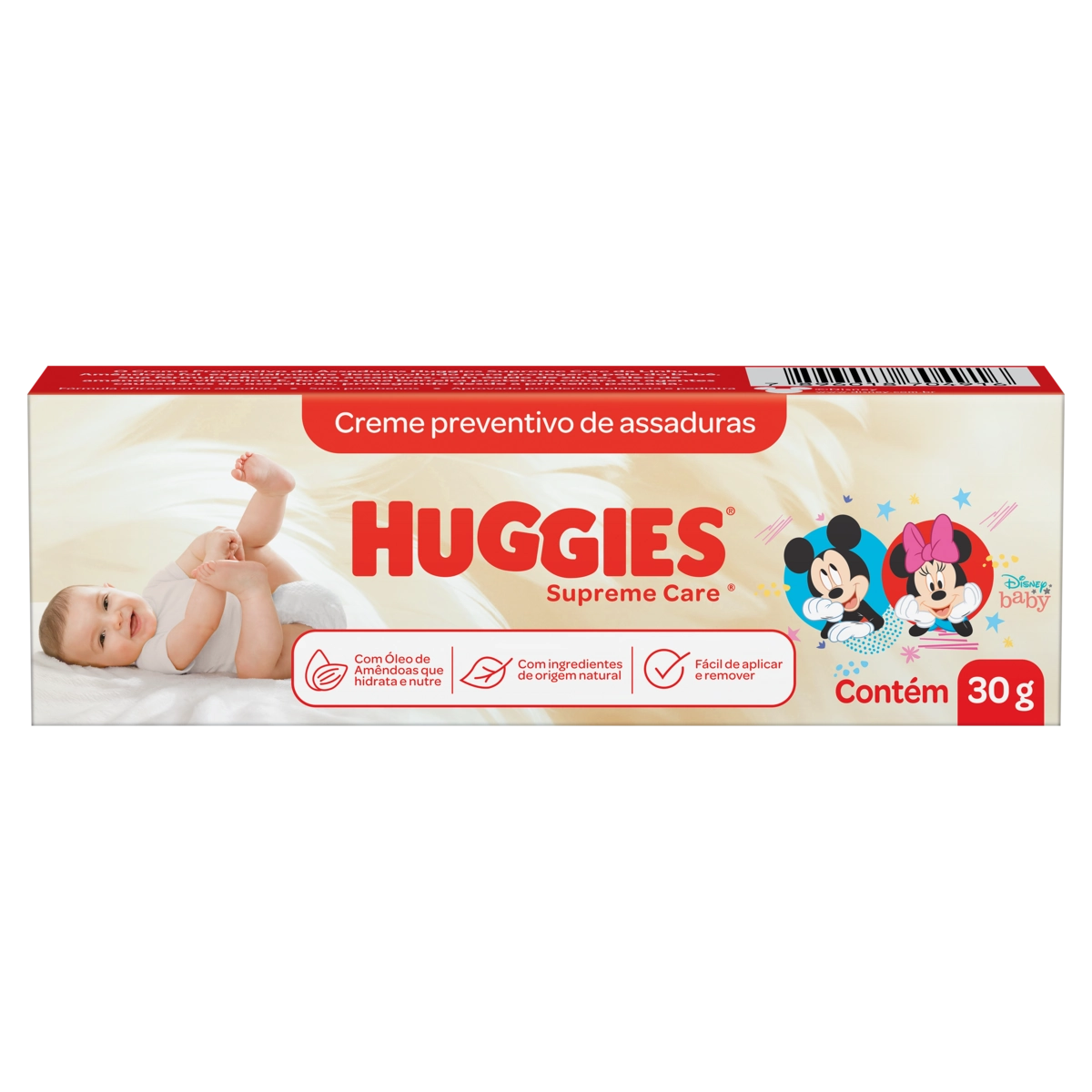 Creme Preventivo De Assaduras Bebê Huggies Supreme Care Caixa 30g