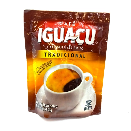 Café Solúvel Em Pó Tradicional Iguaçu Sachê 50g Refil