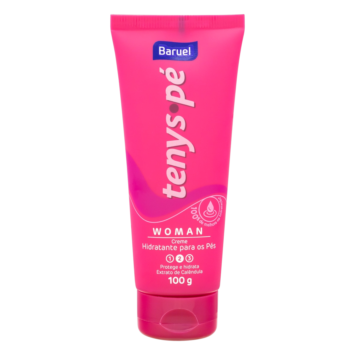 Creme Para Os Pés Hidratante Baruel Tenys Pé Woman Bisnaga 100g