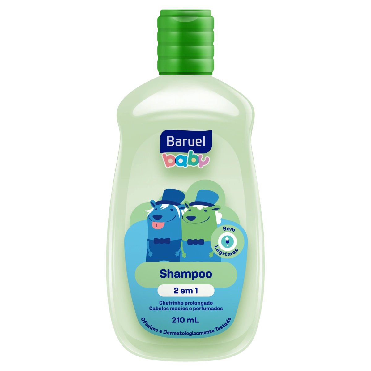 Shampoo 2 Em 1 Baruel Baby Frasco 210ml