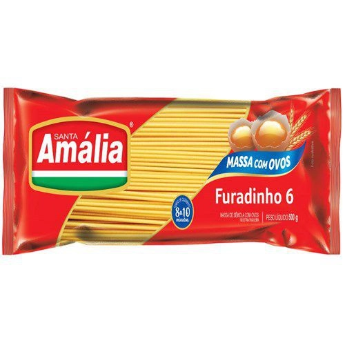 Macarrão Santa Amália Ovos Furadinho 6