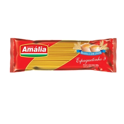 Macarrão Santa Amália Ovos Espaguetinho 9