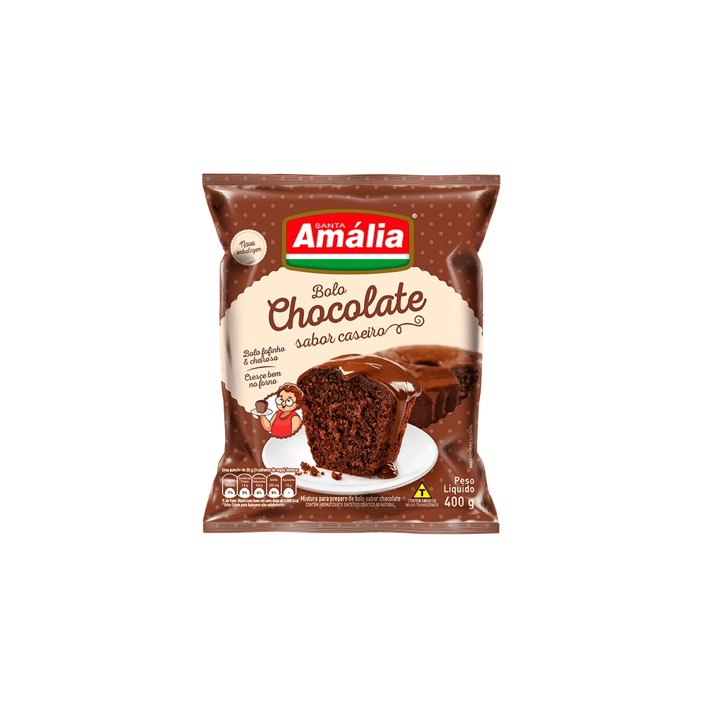 Mistura Para Bolo Santa Amália Chocolate