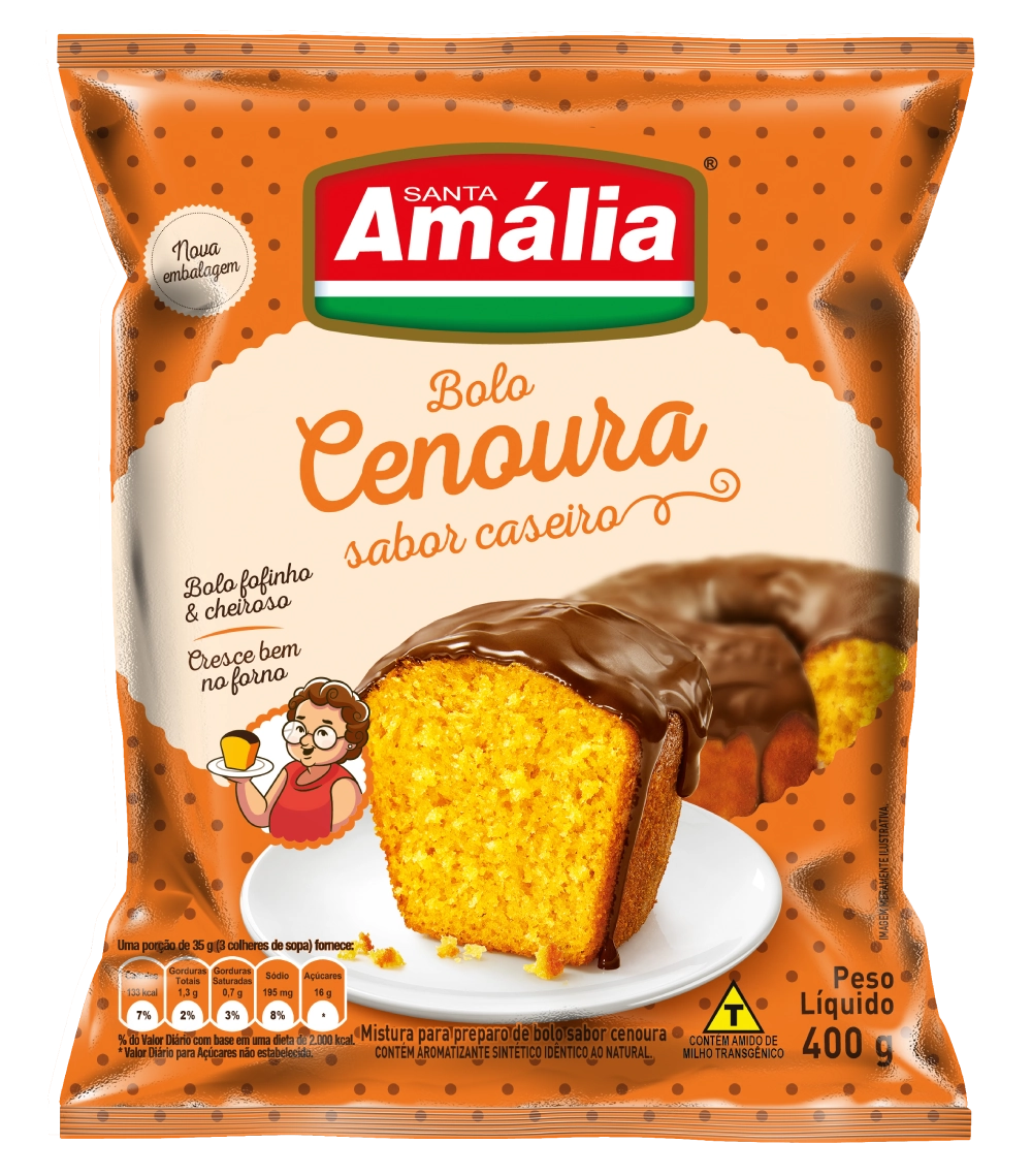 Mist Bolo Amalia 400gr Cenoura