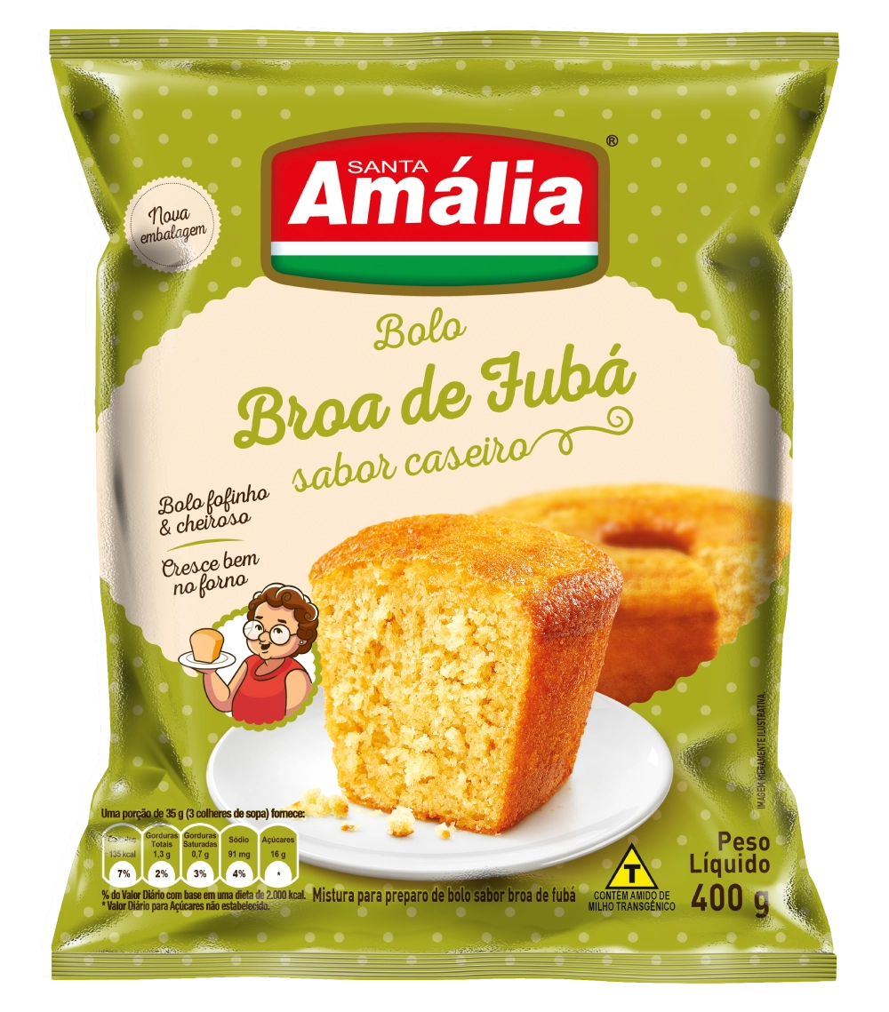 Mist P/bolo Sta Amalia Prem 400gr Fuba