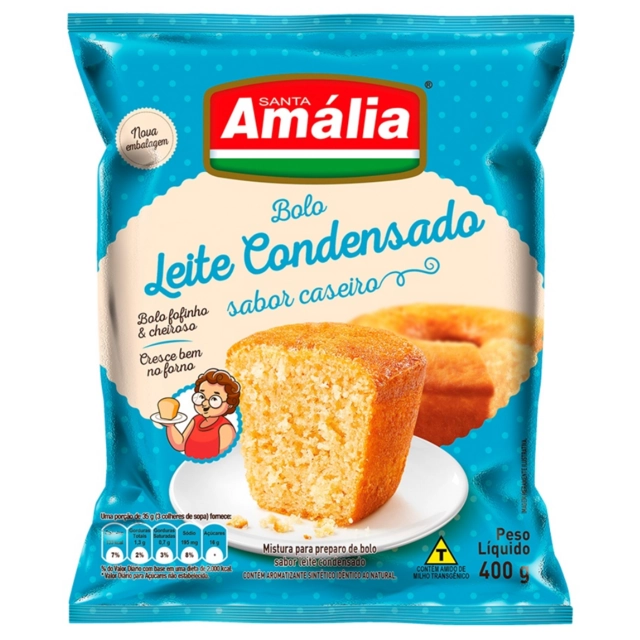 Mist Bolo Leite Condicionador. Econ S.amalia Fd C/ 12 Unidade