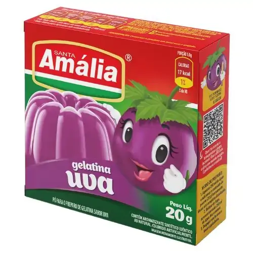 Gelatina Sta Amalia Uva 20g