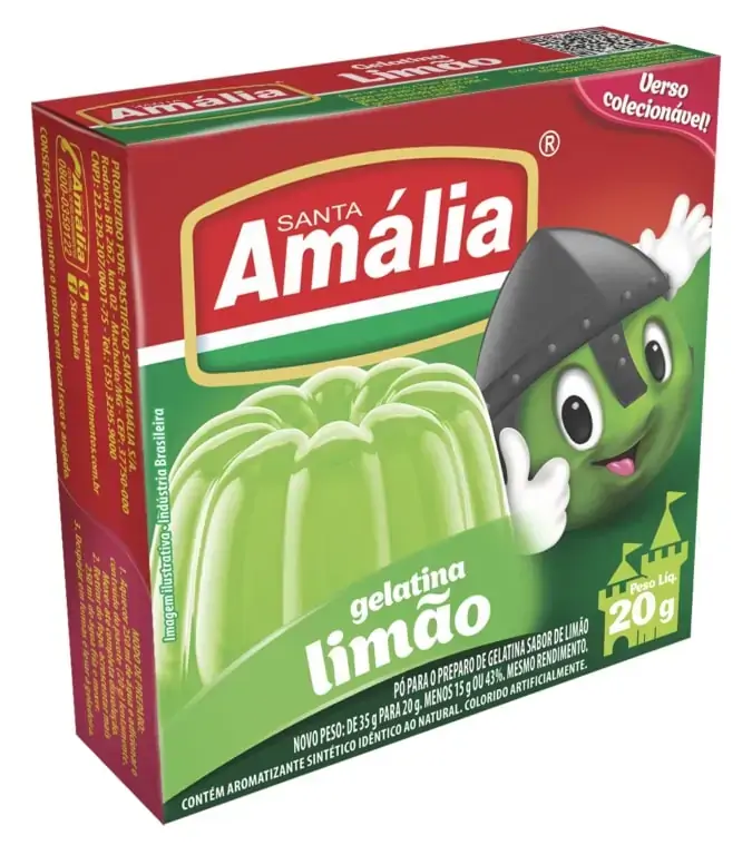 Gelatina Sta Amalia Limao 20g