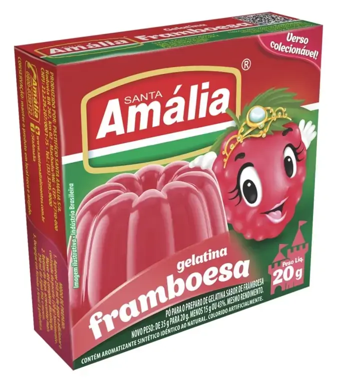 Gelatina Sta Amalia Framboesa 20g