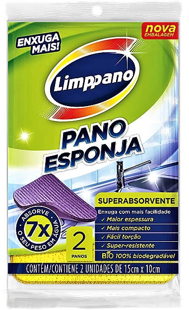 Pano Esponja Limppano C/2