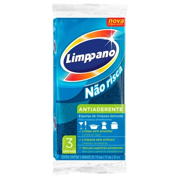 Esponja Limppano Leve 3 Pague 2 Antiaderente