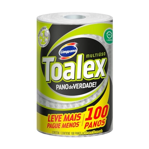 Toalha De Papel Toalex C/100 Reutilizavel
