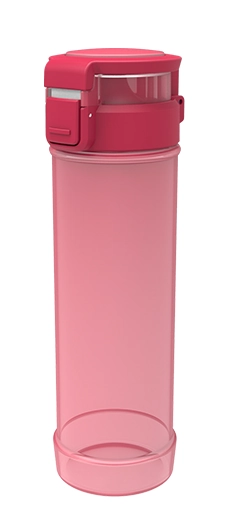 Squeeze 750ml Com Tubo De Gelo Vermelh