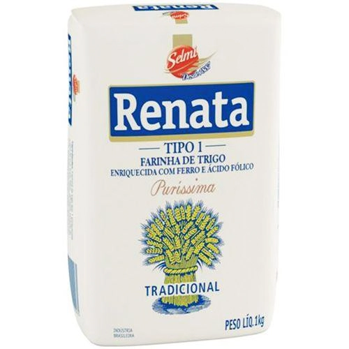 Farinha De Trigo Tipo 1 Tradicional Renata Pacote 1kg