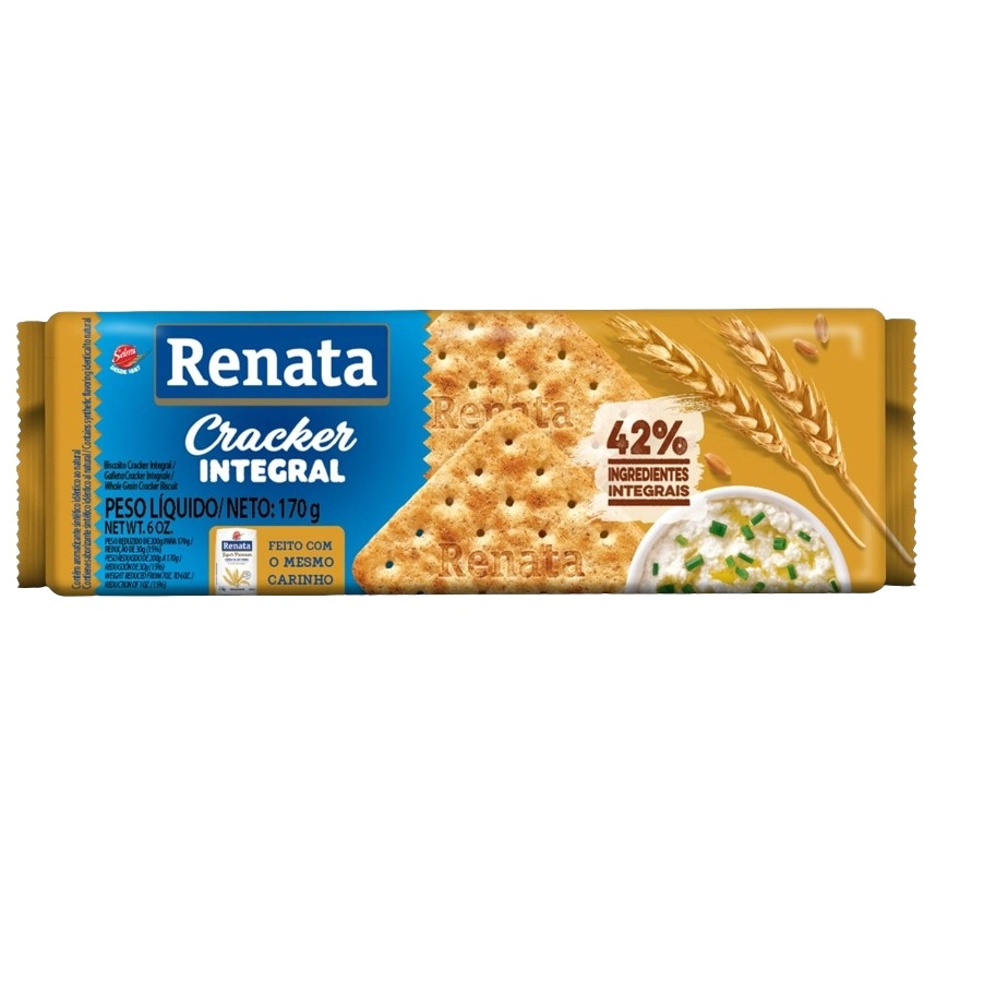 Bisc Renata Cream Cracker Integral 170g
