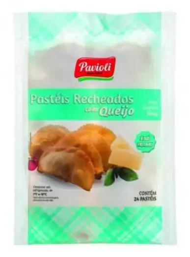 Pasteis Recheados Pavioli 24un Queijo