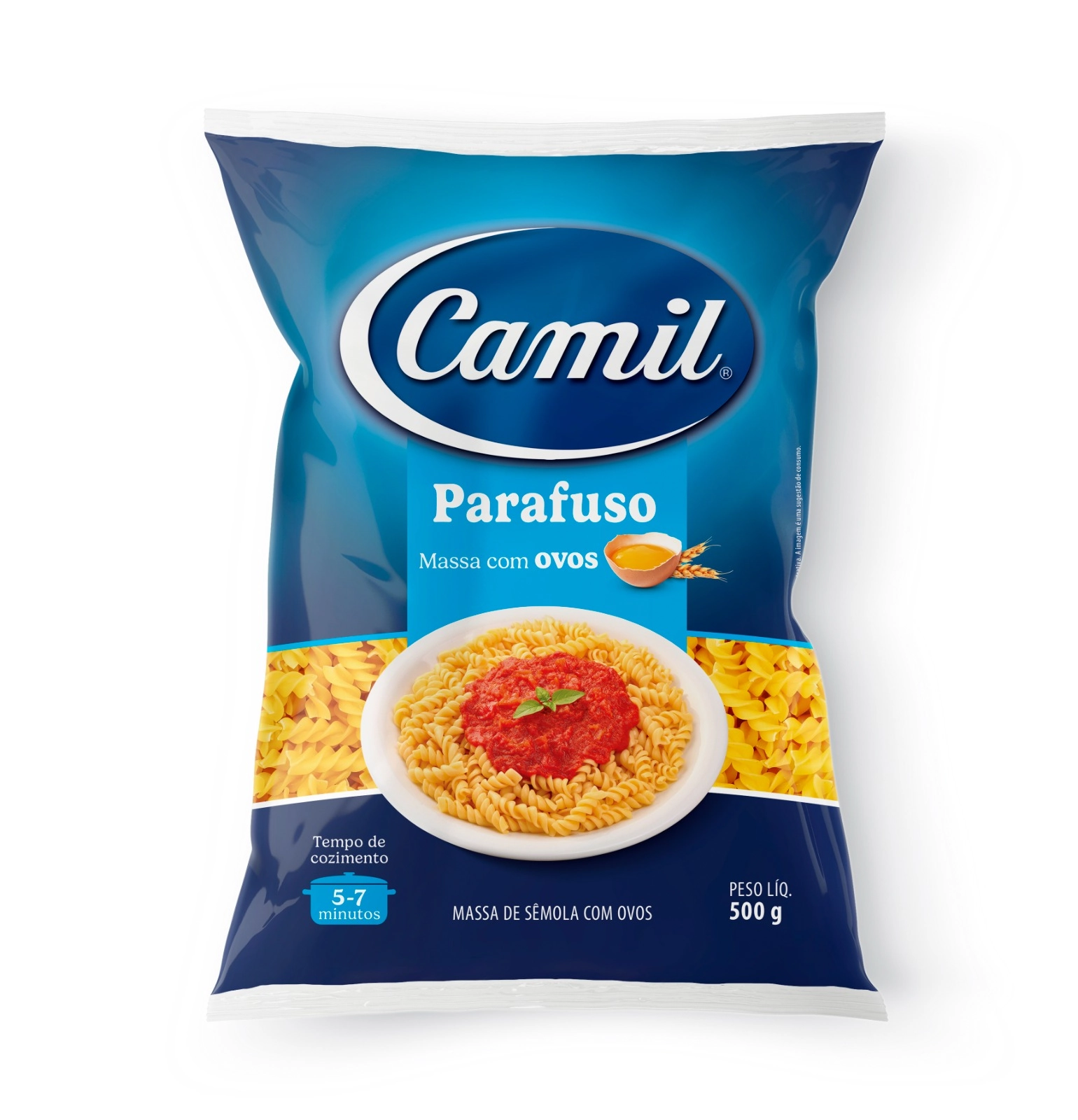 Macarrao Camil 500g C/ovos Parafuso