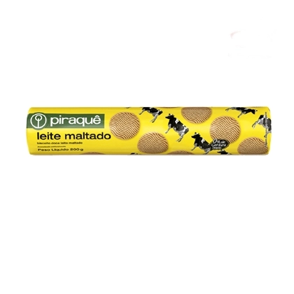 Biscoito Leite Maltado Piraquê Pacote 160g