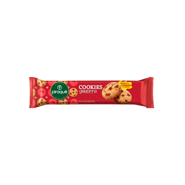 Biscoito Cookie Original Goiabinha Piraquê Pacote 80g