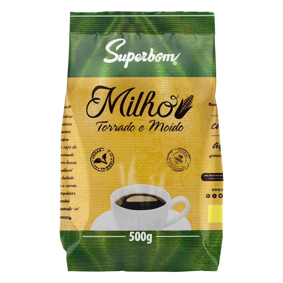 Café De Milho Torrado E Moído Superbom Pacote 500g