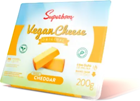 Vegan Cheese Cheddar Superbom 200g