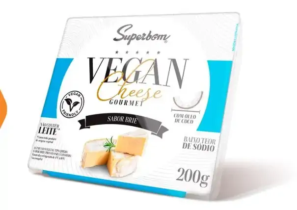 Vegan Cheese Brie Superbom Gourmet Bandeja 200g